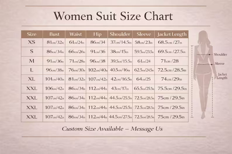 Beige Belted Women's Suit Set, Tailored Blazer Pantsuit, Elegant Business Wear MARICSUITS