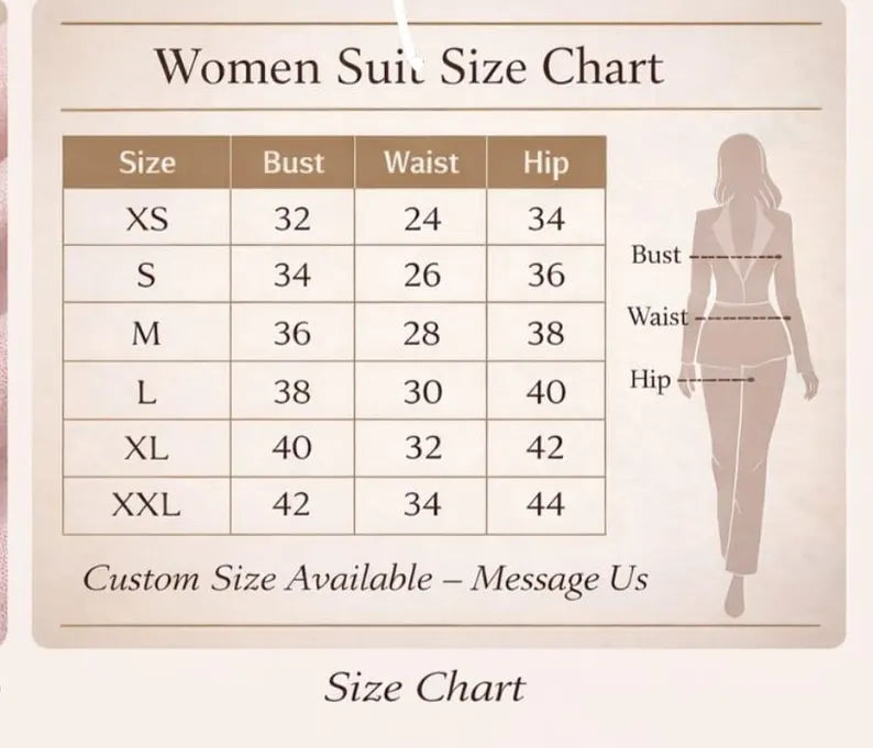 Cream Pinstripe Women Suit Set, Wide Leg Pantsuit, Double Breasted Blazer MARICSUITS