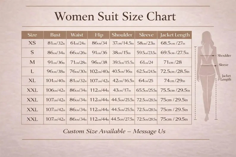 Cream Pinstripe Women Suit Set, Wide Leg Pantsuit, Double Breasted Blazer MARICSUITS